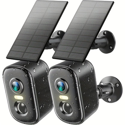 Solar WiFi Security Camera Indoor Outdoor – Dual Band 5G & 2.4GHz, Wire-Free Home Surveillance, Pet & Baby Monitor, Smartphone App Control, Rechargeable Solar Powered by Wesecuu