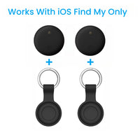 2Pack Black+2pcs Black Holder