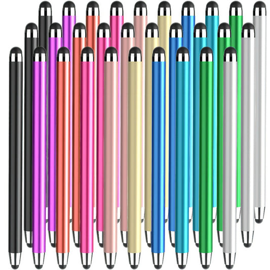Stylus Pen 30 Pack Universal 2-in-1 Capacitive with 60 Replacement Tips for iPad iPhone Android Samsung Galaxy Tablets Laptops Chromebook All Touch Screens Bold Pastel Classic Combo Colors