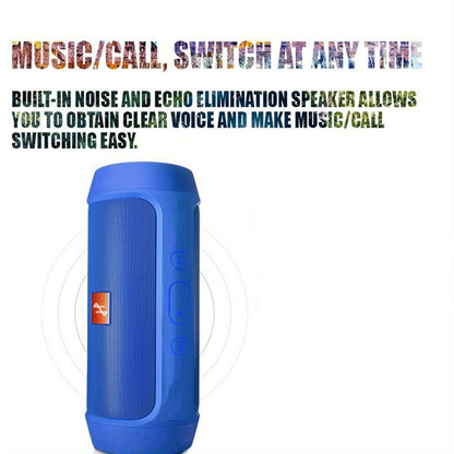 Compact Wireless Bluetooth Speaker Stereo Sound USB Rechargeable Lithium Battery Multiple Colors Portable Mini Speaker for Smartphone Tablet Travel Home Outdoor