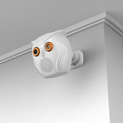 Owl-Shaped Home Security Camera 2-Pack, HD Surveillance, Smart Human Detection, USB Powered, Wireless Indoor Monitoring, Motion Alarm, Cute Design for Home Small Store Office Apartment Security
