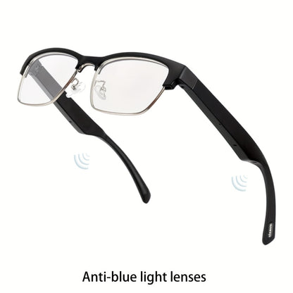 AI Smart Glasses with GPT Voice Assistant & Real-Time Translation 160+ Languages – Photochromic Lenses, Anti-Blue Light, Built-in Speaker & Mic, Unisex Wearable Tech Eyewear