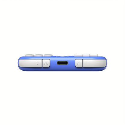 8BitDo Micro Bluetooth Gamepad for Nintendo Switch Android Raspberry Pi - Pocket-Sized Mini Controller with Keyboard Mode, Blue
