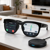 AI-Upgraded Smart Glasses, Black