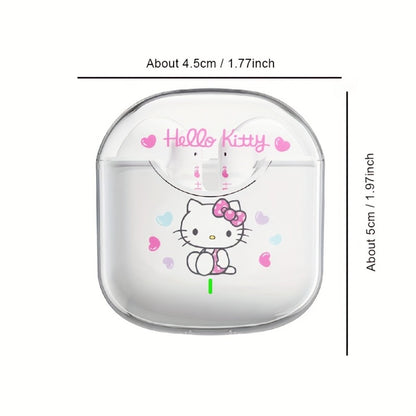 Kuromi My Melody Pompompurin Wireless Earbuds Authorized – 5 Cute Sanrio Character Styles Bluetooth Headphones for Daily Exercise Calls Learning – Holiday Birthday Gift for Girls Teens Women