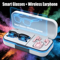 2PCS Science and Technology Set (1 Piece Fashion Headphones Model A + Fashion Sunglasses)