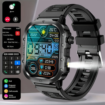 Multifunctional Smartwatch 100+ Sport Modes, Fitness Tracker & Step Counter Pedometer, Heart Rate SpO2 Sleep Monitor, Smart Notifications, Outdoor Activity Watch – Compatible with Android & iPhone, Gift for Men & Women