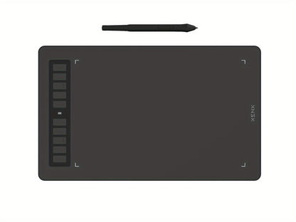 XENX Graphics Drawing Tablet 10 x 6.22 Inch, 8192 Pressure Sensitivity Battery-Free Passive Stylus, 10 Customizable Hotkeys, Compatible with Mac Windows Android, Wacom Alternative for Digital Art Illustration Design Online Teaching