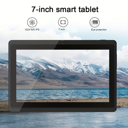 Android 14 Tablet 7 Inch, 32GB Storage 512GB Expandable, Quad-Core Processor IPS HD Touchscreen, Dual Camera 2.4GHz WiFi, Compact Lightweight Portable for Kids Students Seniors Home School Travel – White Pink Black
