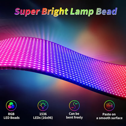 Programmable LED Demon Eyes Sign 2 Pack App Controlled - Synchronized Flashing, Scrolling Text Display, USB Powered for Car, Party, Store Signage, Concert & Gaming Setup (Medium / Large)