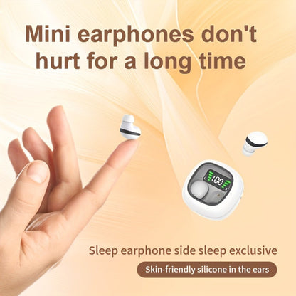 HiFi Touch Control Wireless Earbuds, Ultra-Small In-Ear Headphones with LED Charging Case & Built-In Mic, Stereo Sound, Fitness Running Sleep Work Travel Earphones Compatible with iOS & Android
