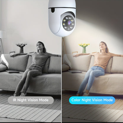Alexa Compatible Indoor Security Camera 2-Pack, 355° Pan Tilt, Full-Color Night Vision, Dual-Band 2.4G/5G WiFi, Motion Detection, Two-Way Audio, 256GB TF & Cloud Storage – Baby Pet Home Monitor