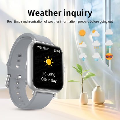 Large Screen Smartwatch with Wireless Calling & Message Alerts, Full Touch HD Display, Heart Rate Blood Oxygen Sleep Stress Monitor, Activity Tracker Multiple Sport Modes, Compatible with iPhone & Android – Black Pink Gold Silver