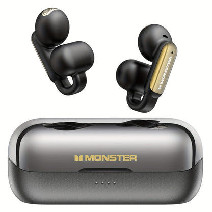 Open-Back Clip-On Wireless Earbuds Environmental Noise Cancellation Touch Control Wireless Charging Case Situational Awareness Natural Sound Bluetooth Headphones