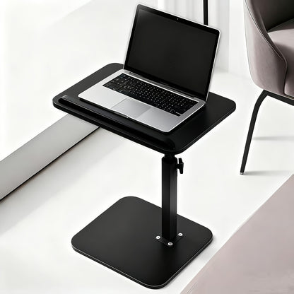 Laptop Stand Desk for Bed Rotatable 360° Angle Adjustable Foldable Sofa Couch Tray Table with Support Rod for Working Reading Movie Watching Home Office WFH Black Walnut