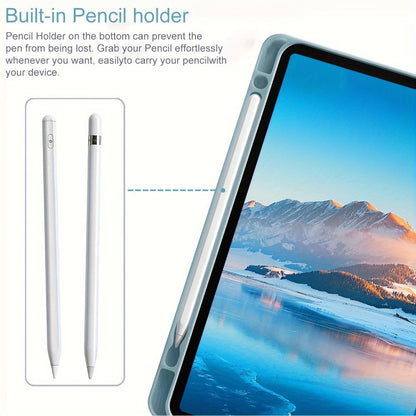 360° Rotatable iPad Keyboard Case with Backlit Keys, Trackpad & Apple Pencil Holder – Compatible with iPad Pro 11", iPad Air 5th/4th/3rd, iPad 10th/9th/8th/7th Gen, iPad Pro 10.5 – Chocolate Design
