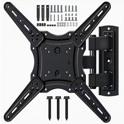360° Full Rotation TV Wall Mount – Swivel Bracket for Flat Panel TVs, Space-Saving Wall-Mounted Installation, Home Theater & Modern Decor Compatible