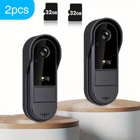 2pcs Video doorbell+ sd card