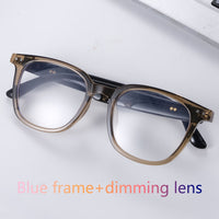 coffee color plastic frame + photochromic lens