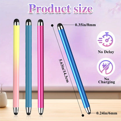 Stylus Pen 30 Pack Universal 2-in-1 Capacitive with 60 Replacement Tips for iPad iPhone Android Samsung Galaxy Tablets Laptops Chromebook All Touch Screens Bold Pastel Classic Combo Colors