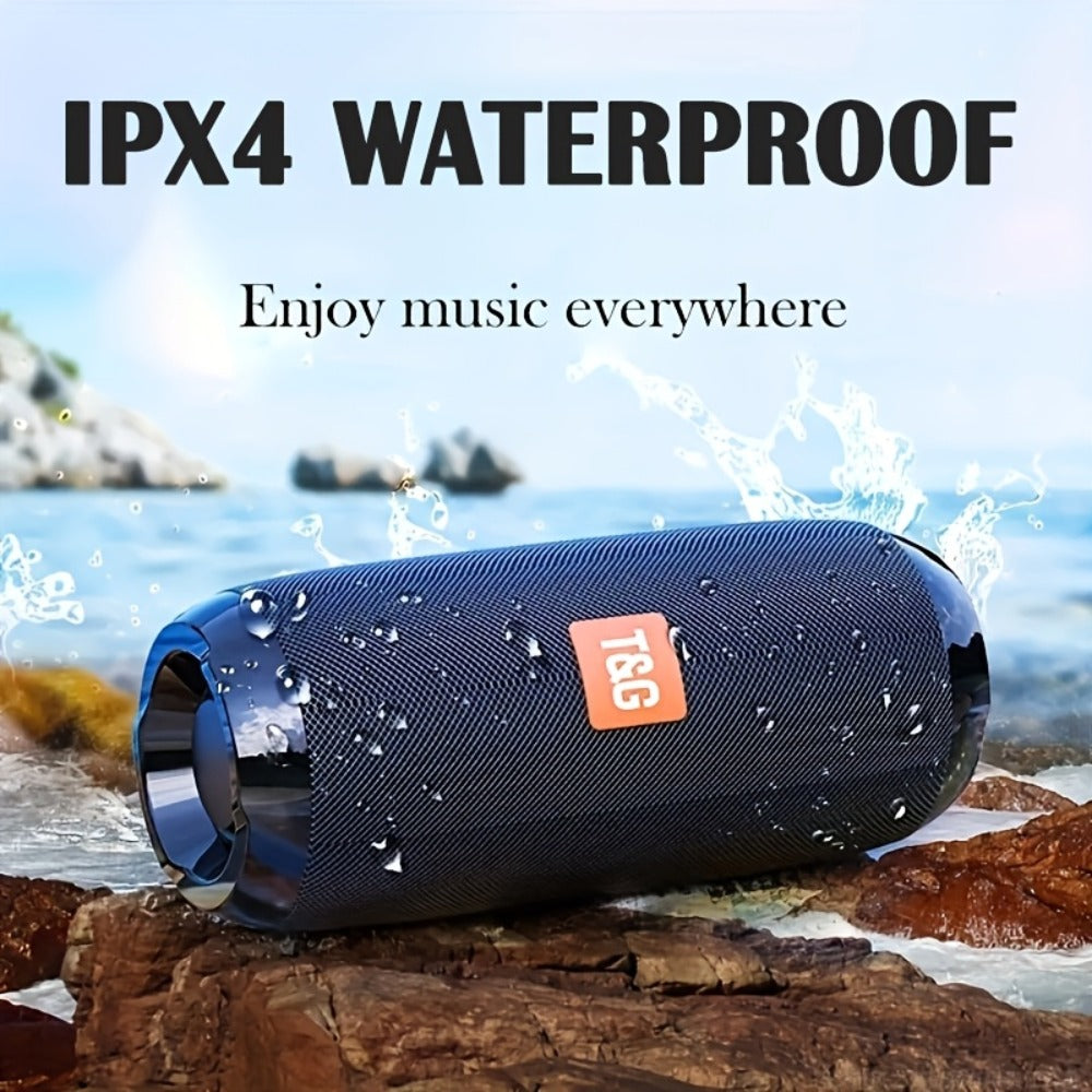 TG117 IPX4 TWS Stereo Bluetooth Speaker FM TF USB Type-C Rechargeable Portable Wireless Speaker for Phone Tablet TV Outdoor Party Birthday Christmas Gift