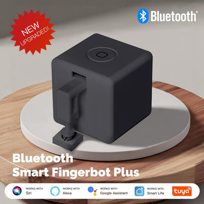 Smart Button Pusher Robot Fingerbot Plus – MOES Wireless Automatic Switch Controller, Works with Alexa, Google Home & Tuya App, No Wiring 5-Second Install, Retrofit Any Button or Switch (Black/White/Kit)