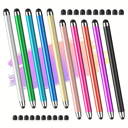 Stylus Pen for Touchscreen 10 Pack – High Precision Capacitive Stylus for Android Smartphones & Tablets, Compatible with iPad Samsung Galaxy Tab iPhone, Perfect Student & Back-to-School Gift Idea