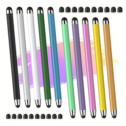 Stylus Pen for Touchscreen 10 Pack – High Precision Capacitive Stylus for Android Smartphones & Tablets, Compatible with iPad Samsung Galaxy Tab iPhone, Perfect Student & Back-to-School Gift Idea