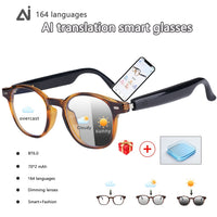 UF03 Yellow Flower Translation Glasses + Self-Tinting Lenses
